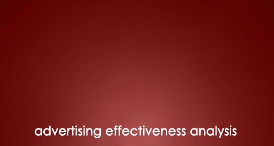 ارزیابی اثربخشی تبلیغات Advertising Effectiveness Analysis