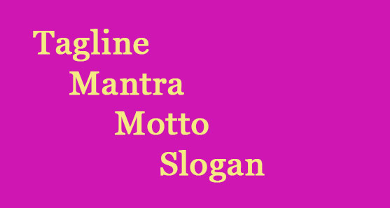 تفاوت معنی Tagline Mantra Motto Slogan برند مانترا برند اسلوگان اسلوگن