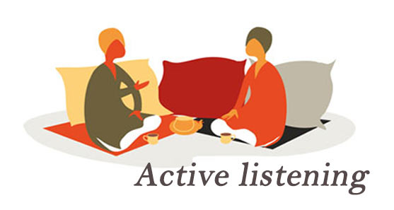 Active Listening گوش دادن فعال به مشتری خوب گوش دادن