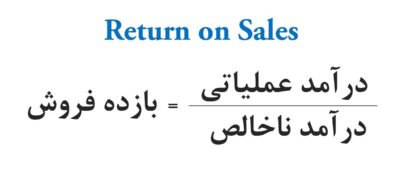 بازده فروش درآمد عملیاتی درآمد ناخالص Return On Sales